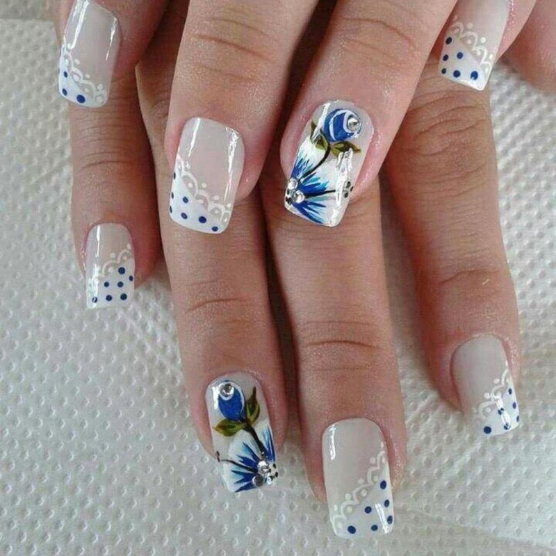 Френч со стразами