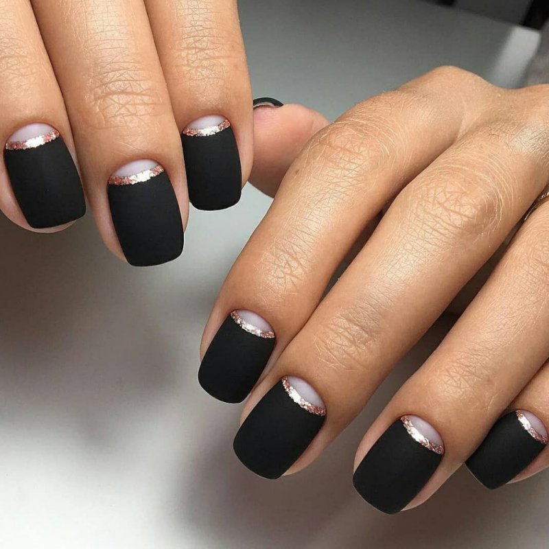 Стильные короткие ногти