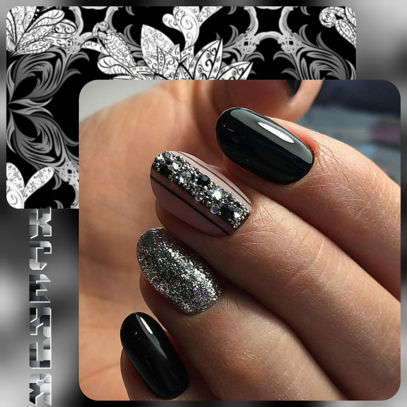 Маникюр адна длинные ногти