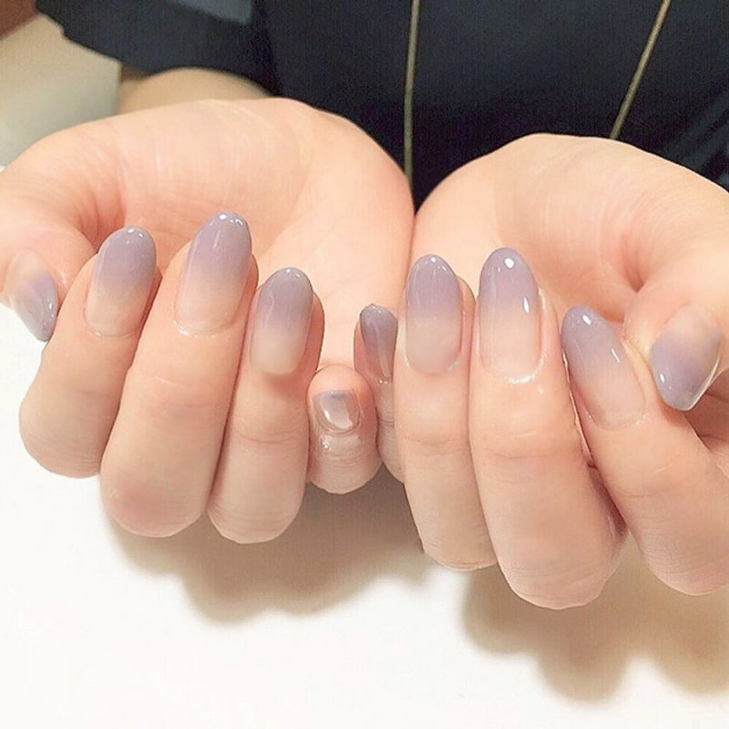 Прозрачный маникюр гель лаком