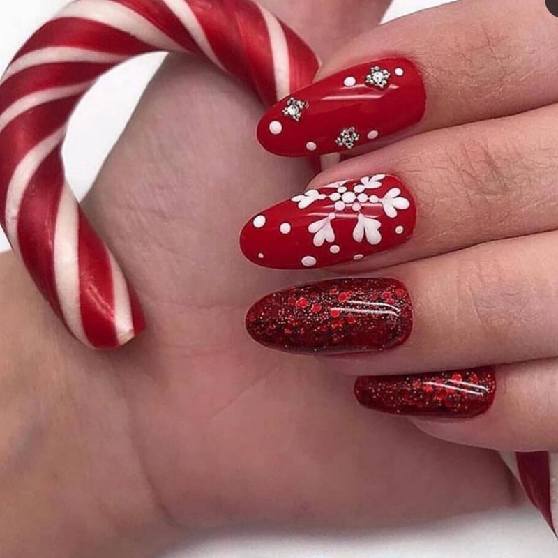 Новогодние ногти