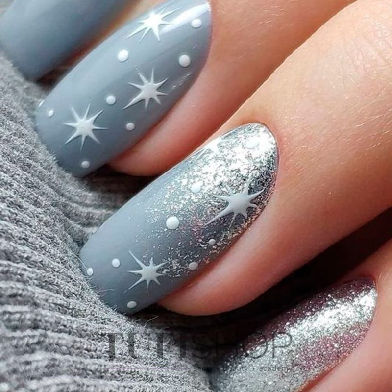 Нежный весенний маникюр на короткие ногти