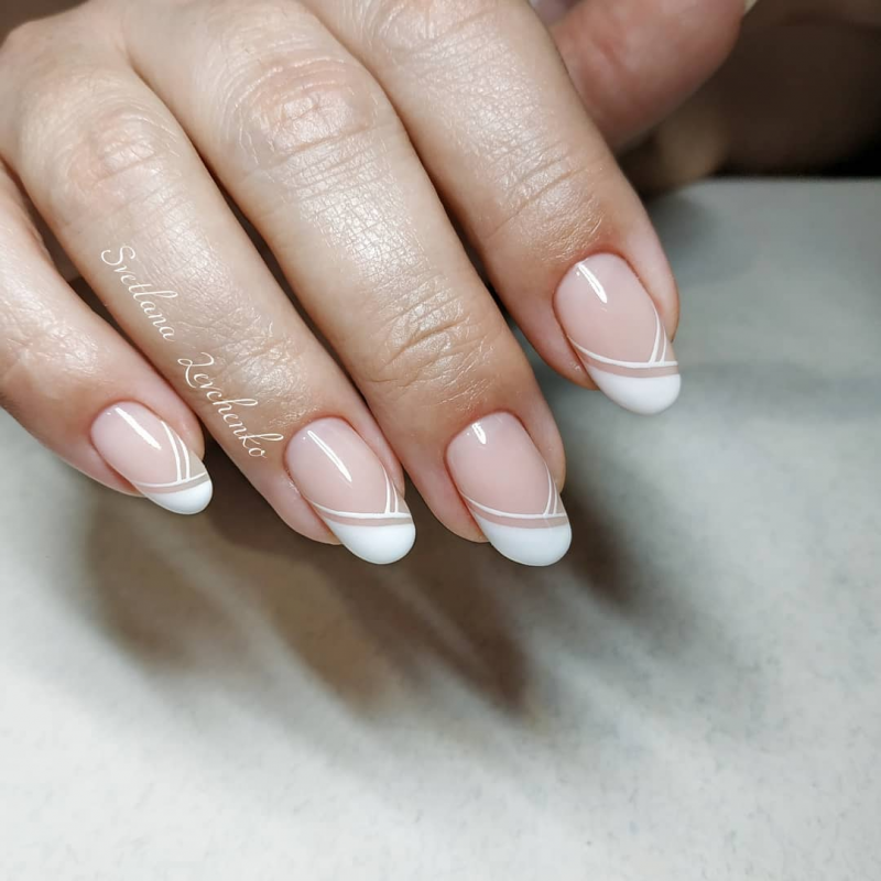 Френч на короткие овальные