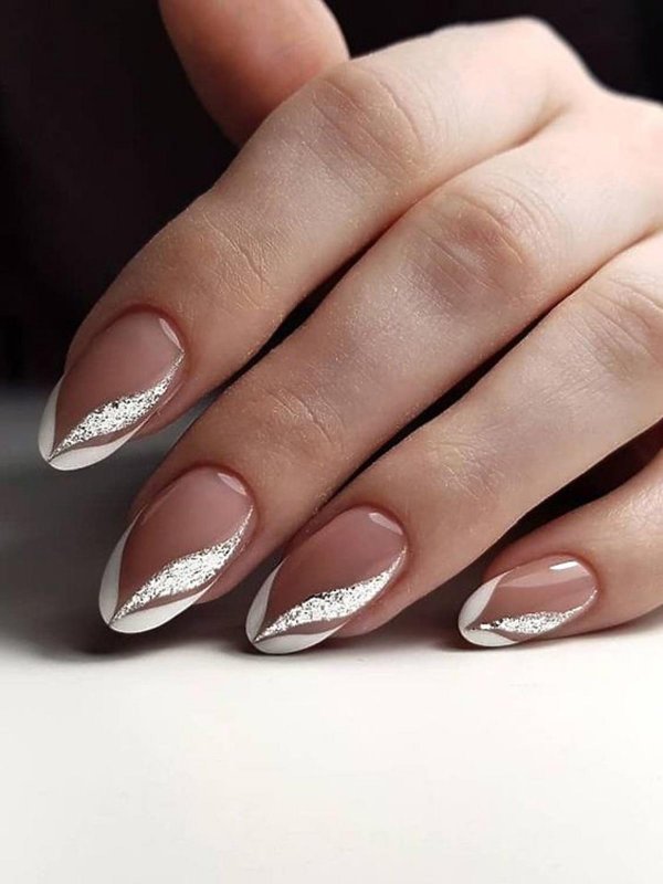 Арочные ногти короткие