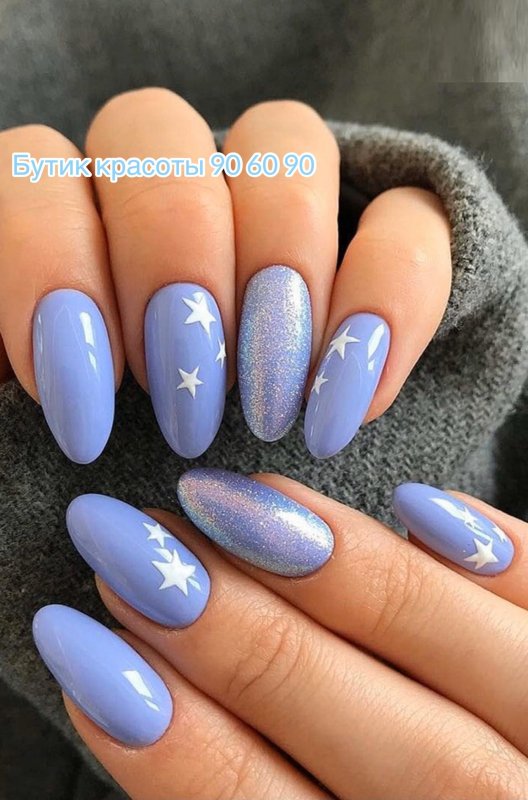 Короткие овальные ногти