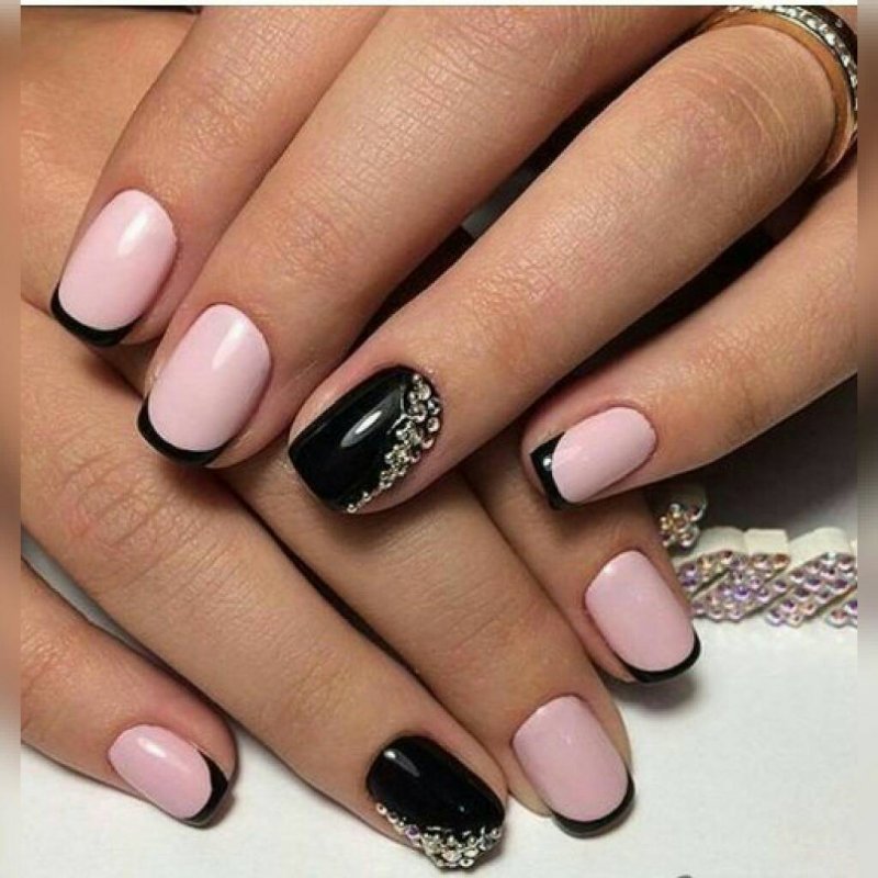 Шеллак розовый с черным
