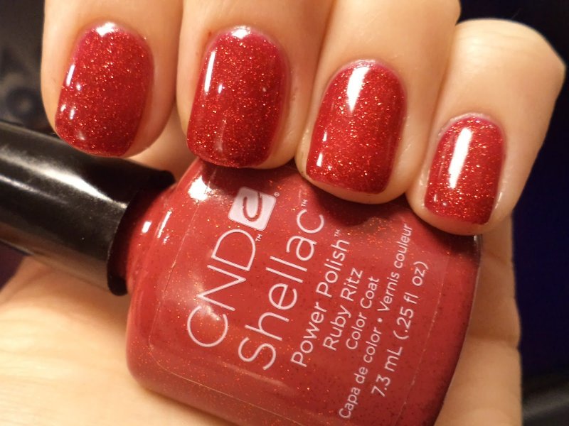 CND Shellac с блестками