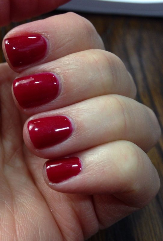 CND Shellac Red