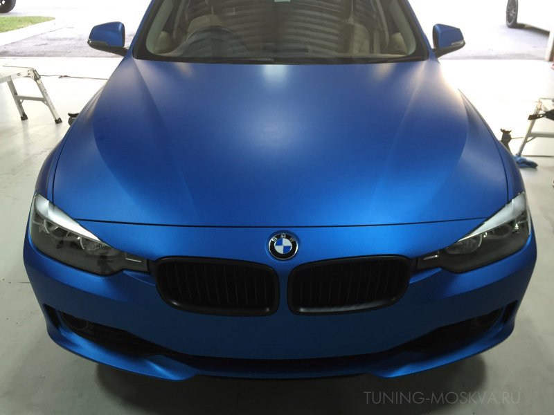 BMW 530 2004 синий матовый