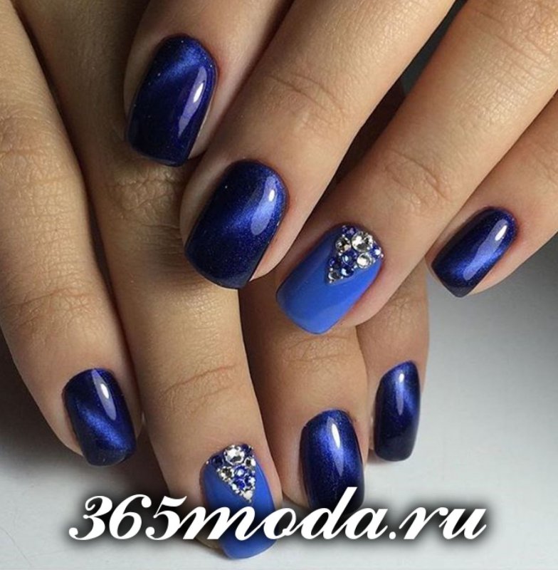 Маникюр на короткие ногти си