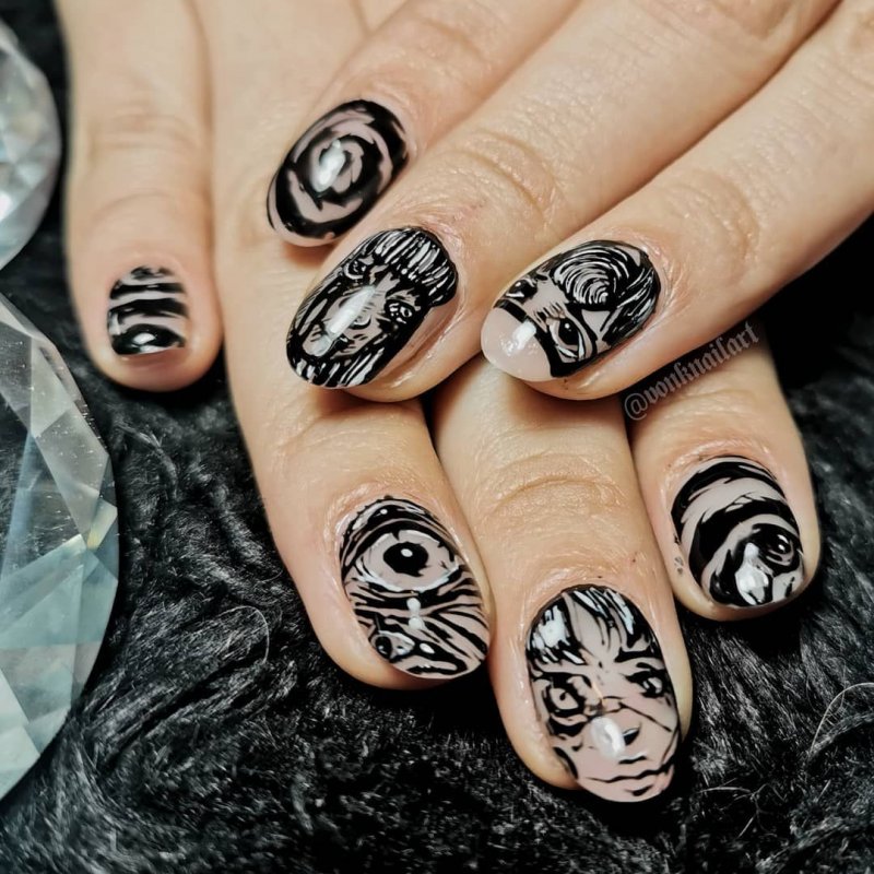 Маникюр коллекция Дзюндзи Ито