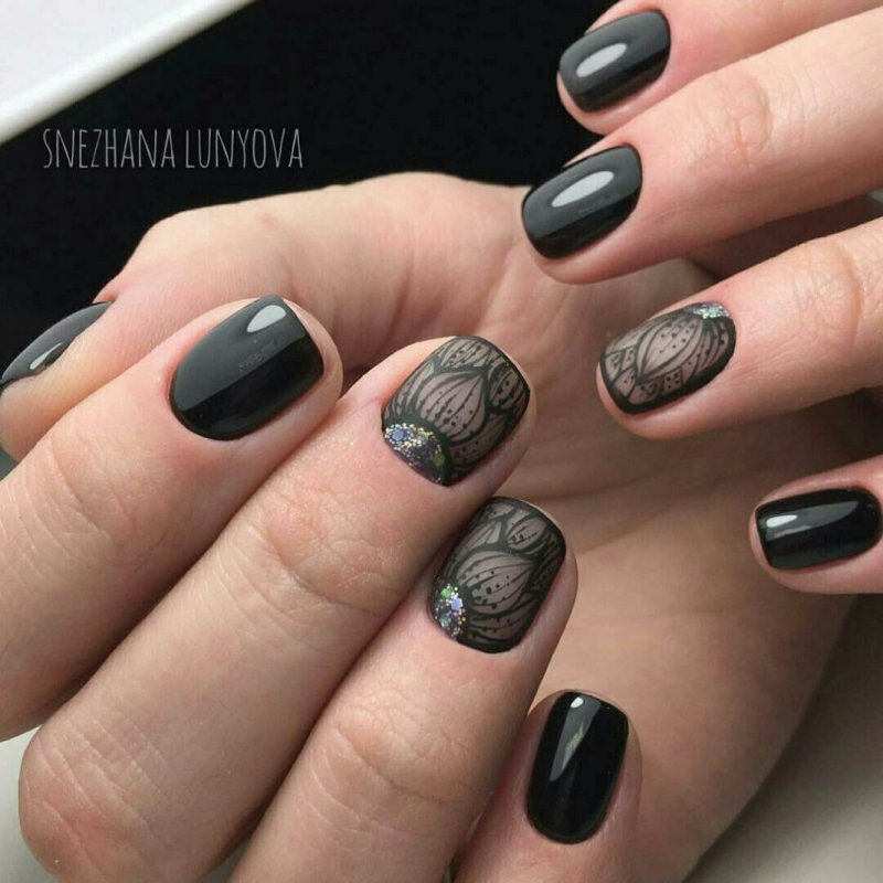 Маникюр вуаль