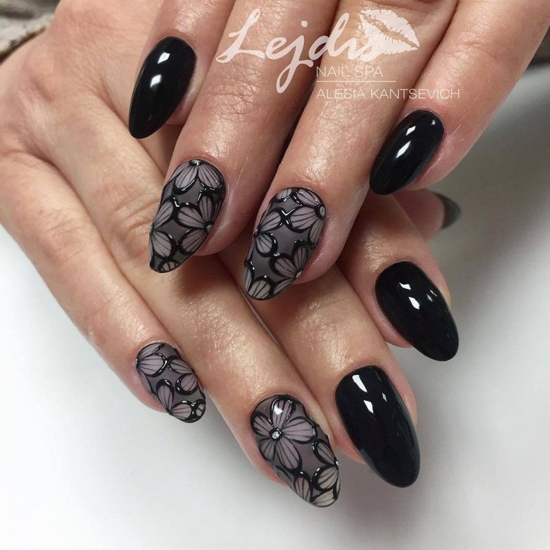 Маникюр колготки вуаль