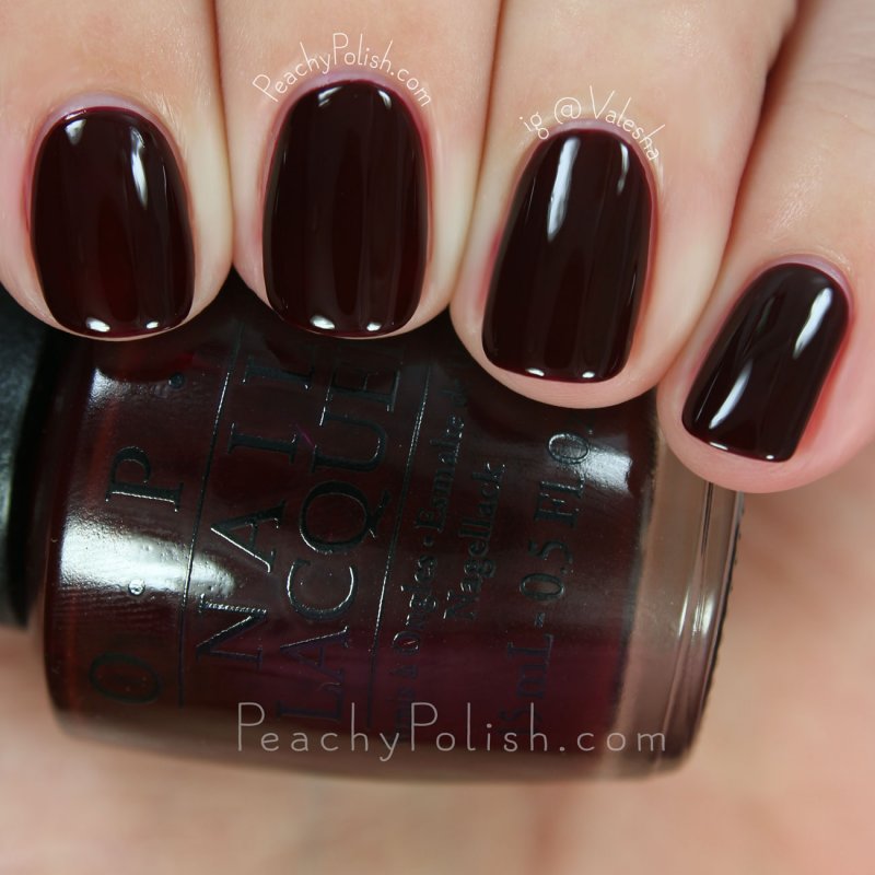 OPI бордовый