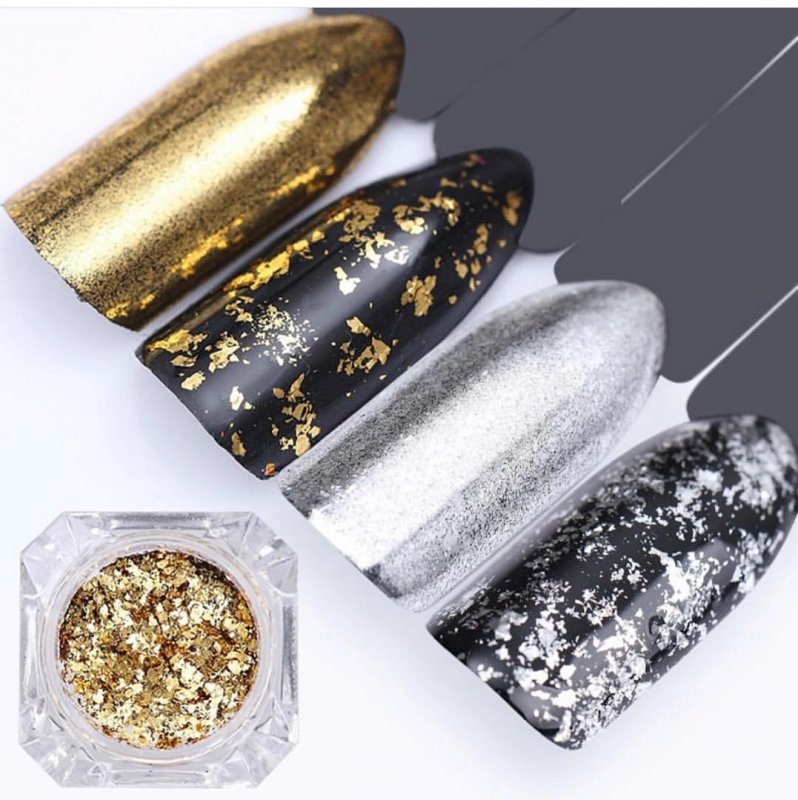 Серебро glitter Gel