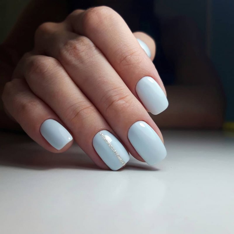 Маникюр белый пастельные оттенки