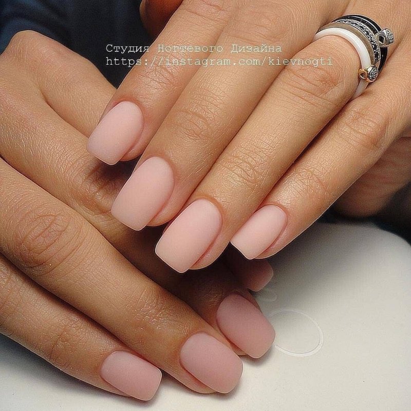 Короткие аккуратные ногти