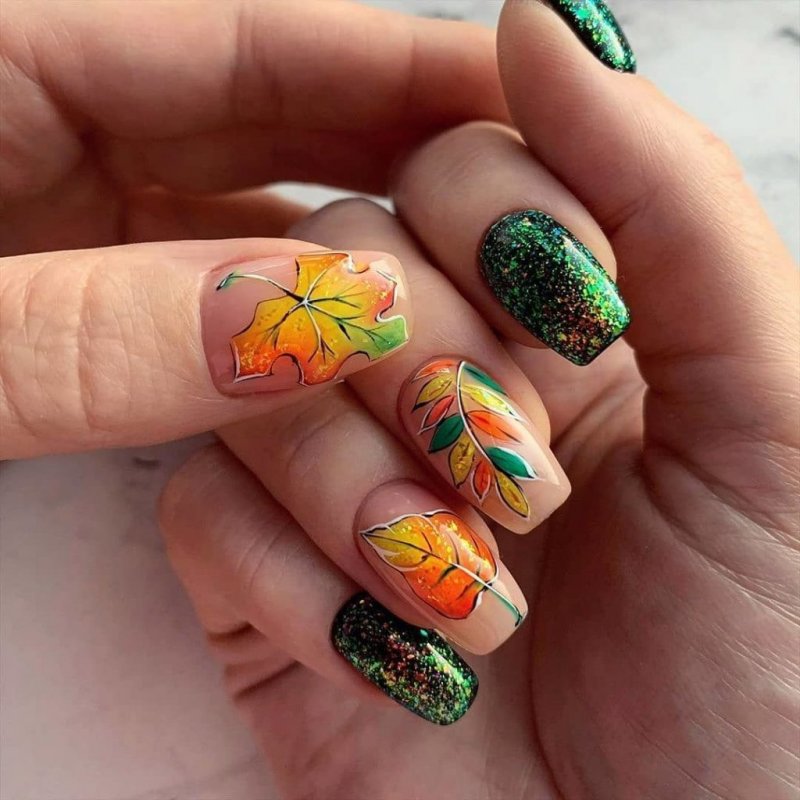 Маникюр для осени для каждого дня