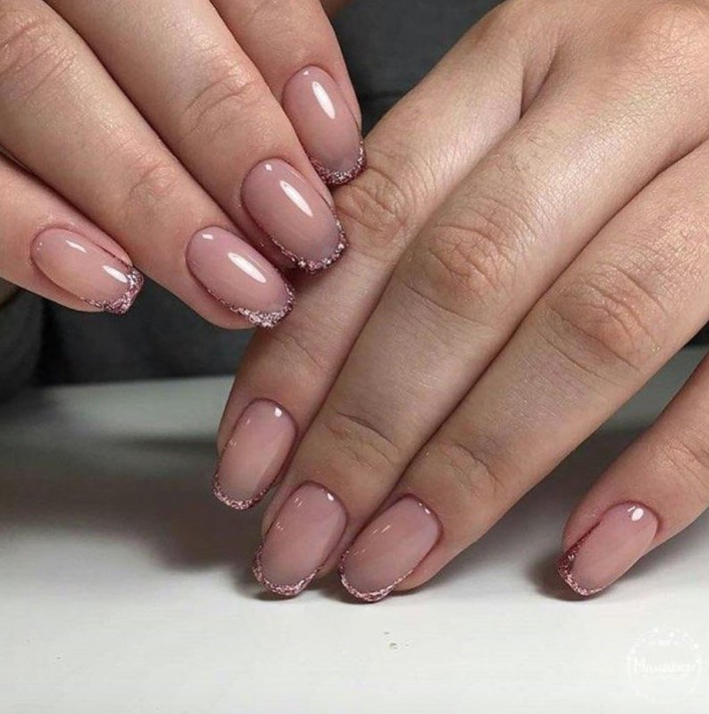Прозрачный маникюр гель лаком