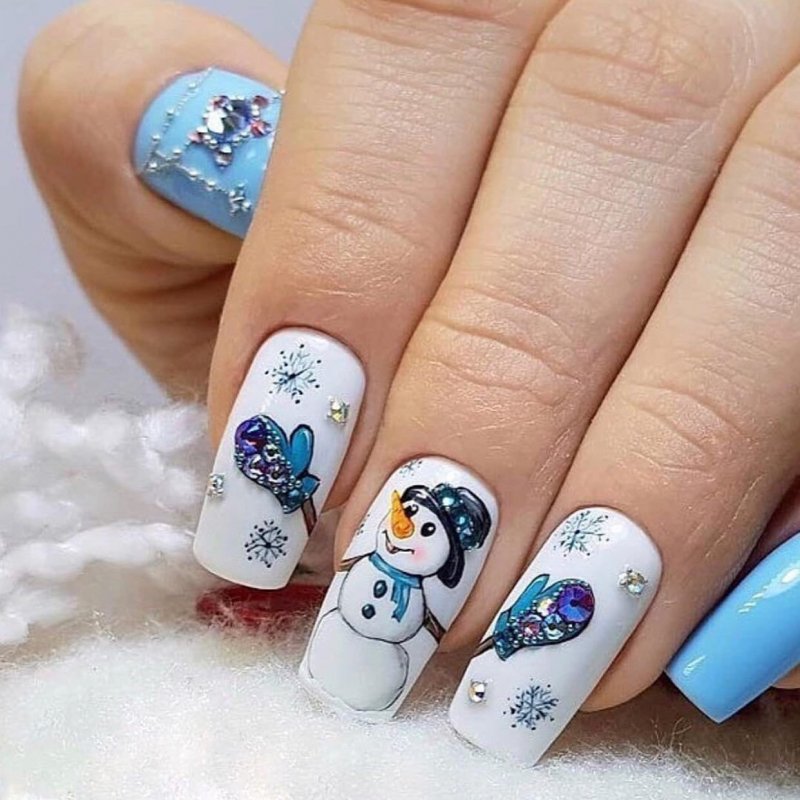 Ногти на новый год