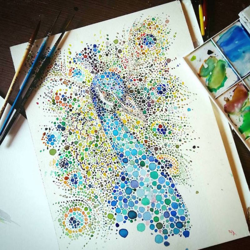 Рисование в разной технике