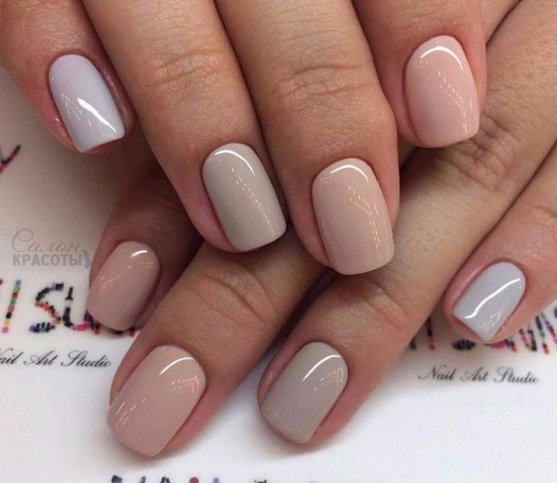 Шеллак на короткие ногти