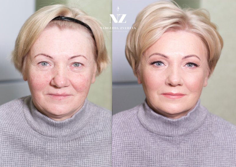Лифтинг макияж для нависшего века