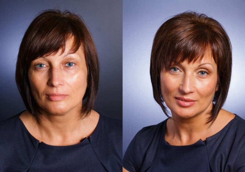Возрастной дневной макияж