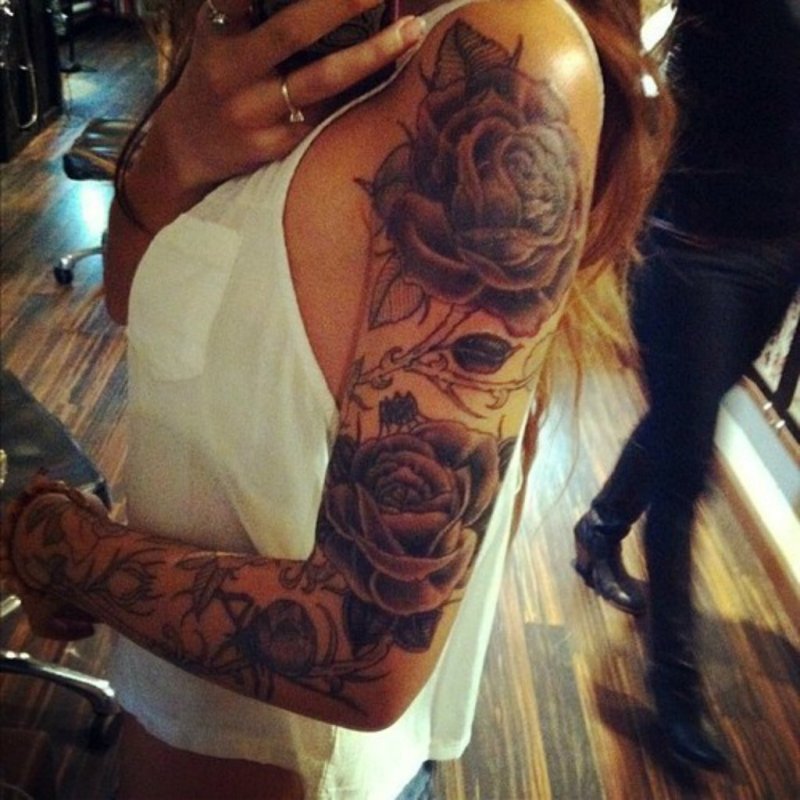 Татуированная модель Denny Inkppl Tattoo Magazine -