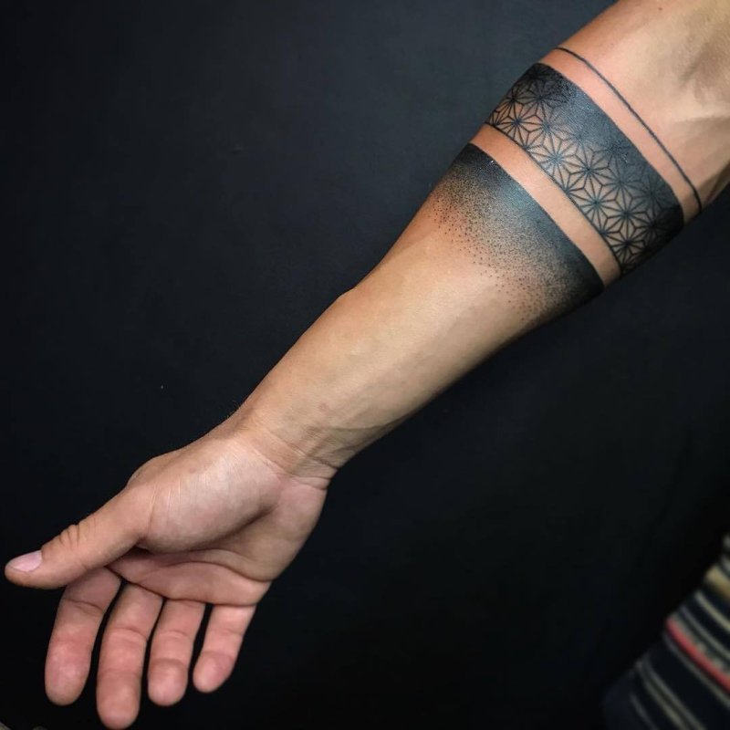 Blackwork браслет