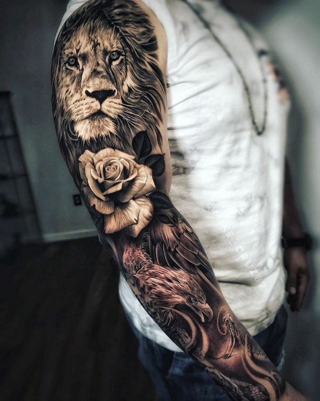 Лев реализм предплечье