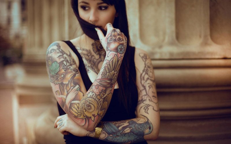 Майя Мюллер Tattoo girls