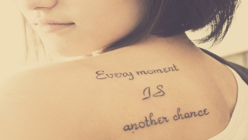 In every Heartbeat надпись тату