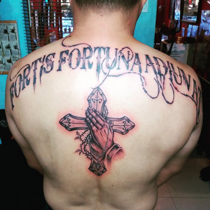 Fortes Fortuna adjuvat Tattoo Джон уик
