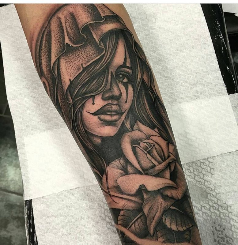 Chicano стиль тату
