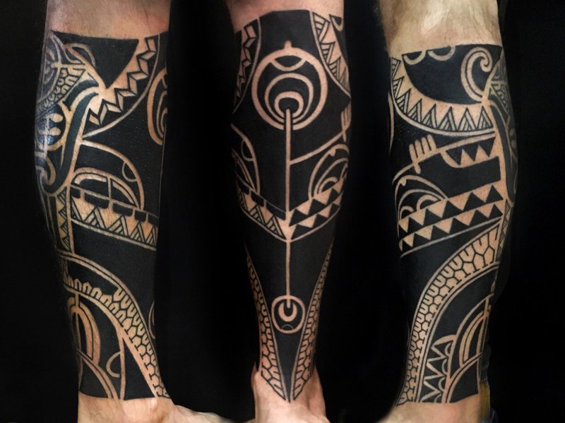 Blackwork Полинезия
