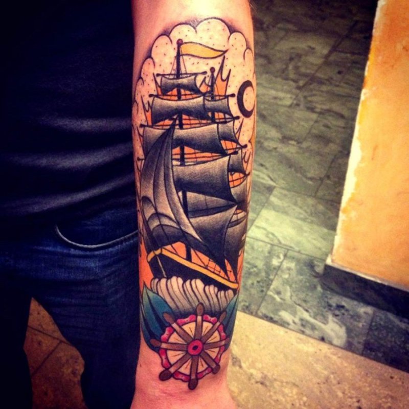 Linework предплечье