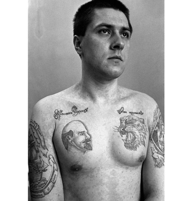 Тюремные наколки Ленин Сталин