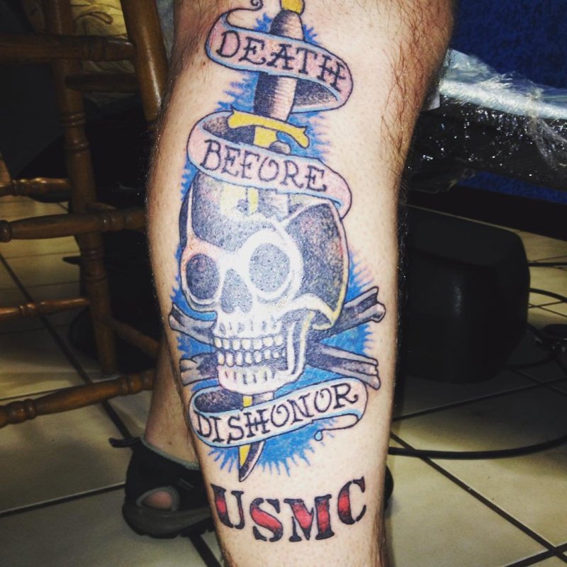 Death before Dishonor USMC