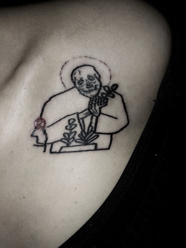 Татуировка Memento Mori