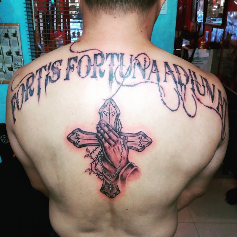 Fortes Fortuna adjuvat Tattoo Джон уик