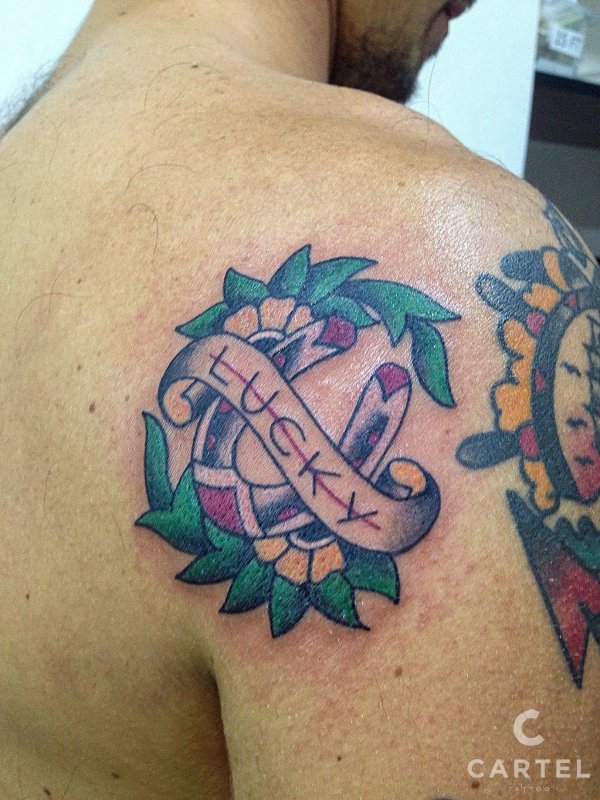 Tattoo old School серп и молот