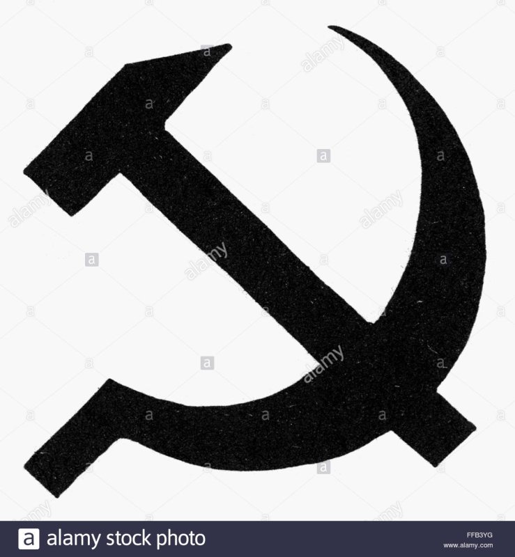 Тату серп и молот