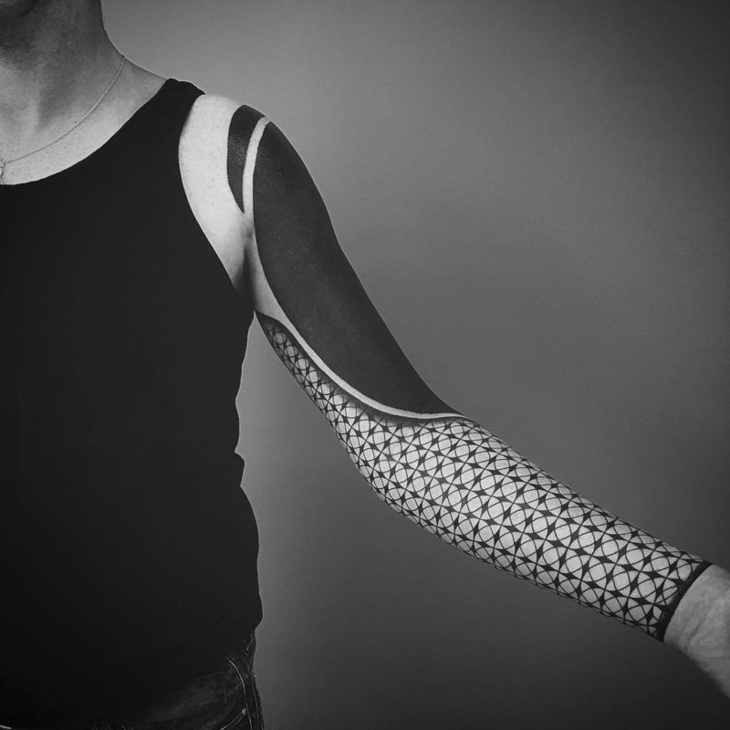 Блэкворк (blackwork)