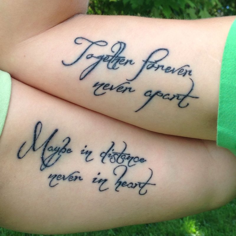 Together Forever тату