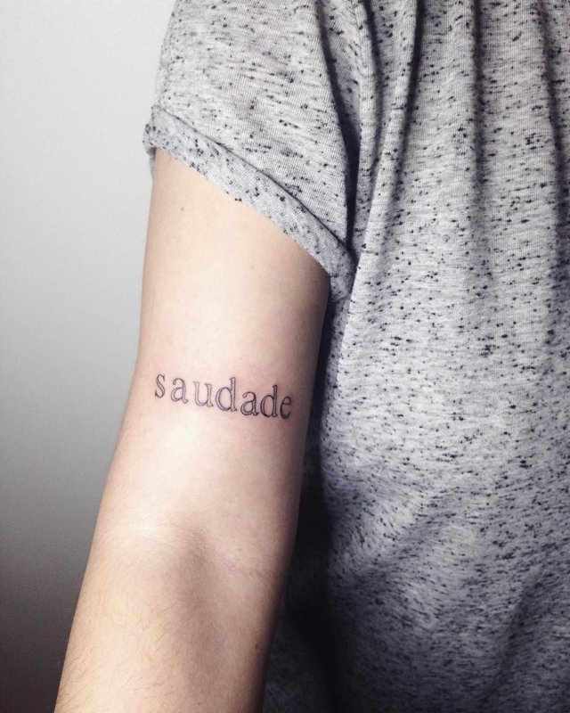 Saudade тату