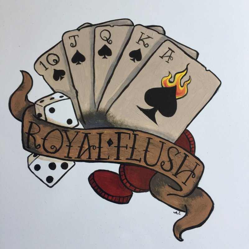 Татуировки карты игральные