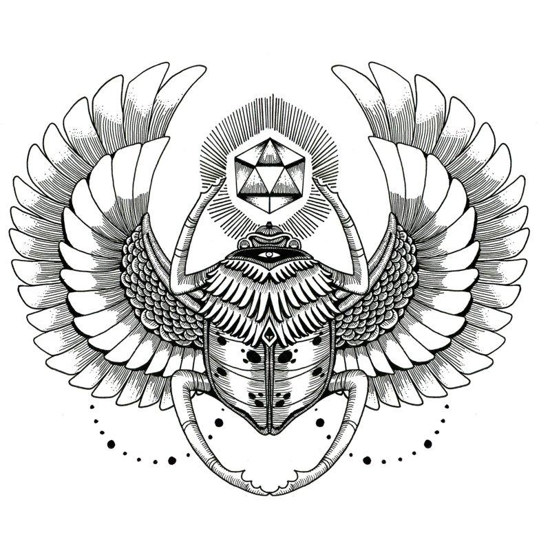 Жук скарабей