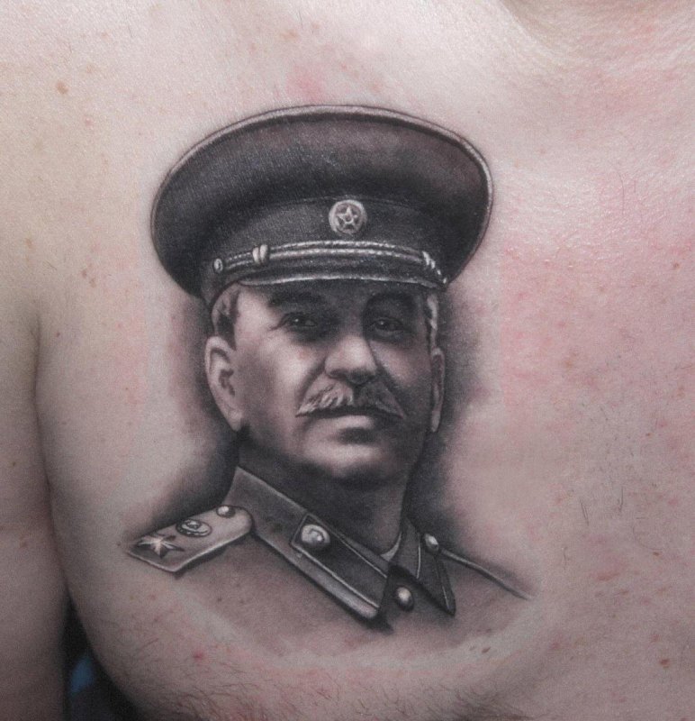 Татуировка Ленин Сталин