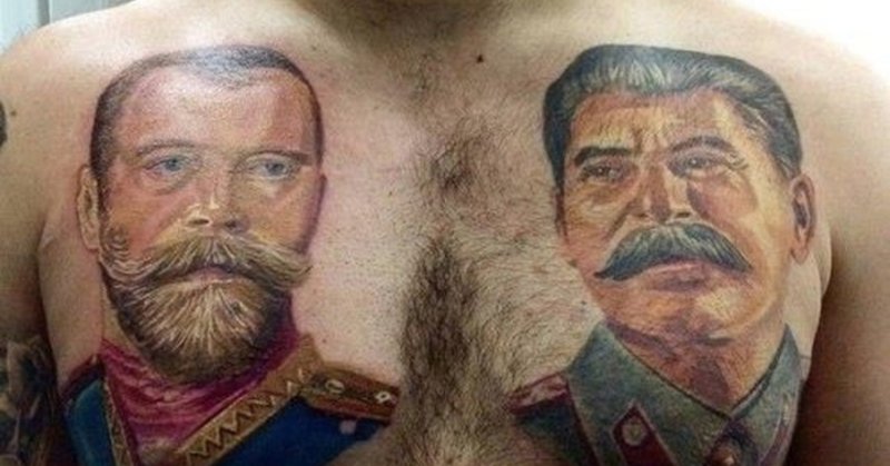 Татуировки Сталина и Ленина